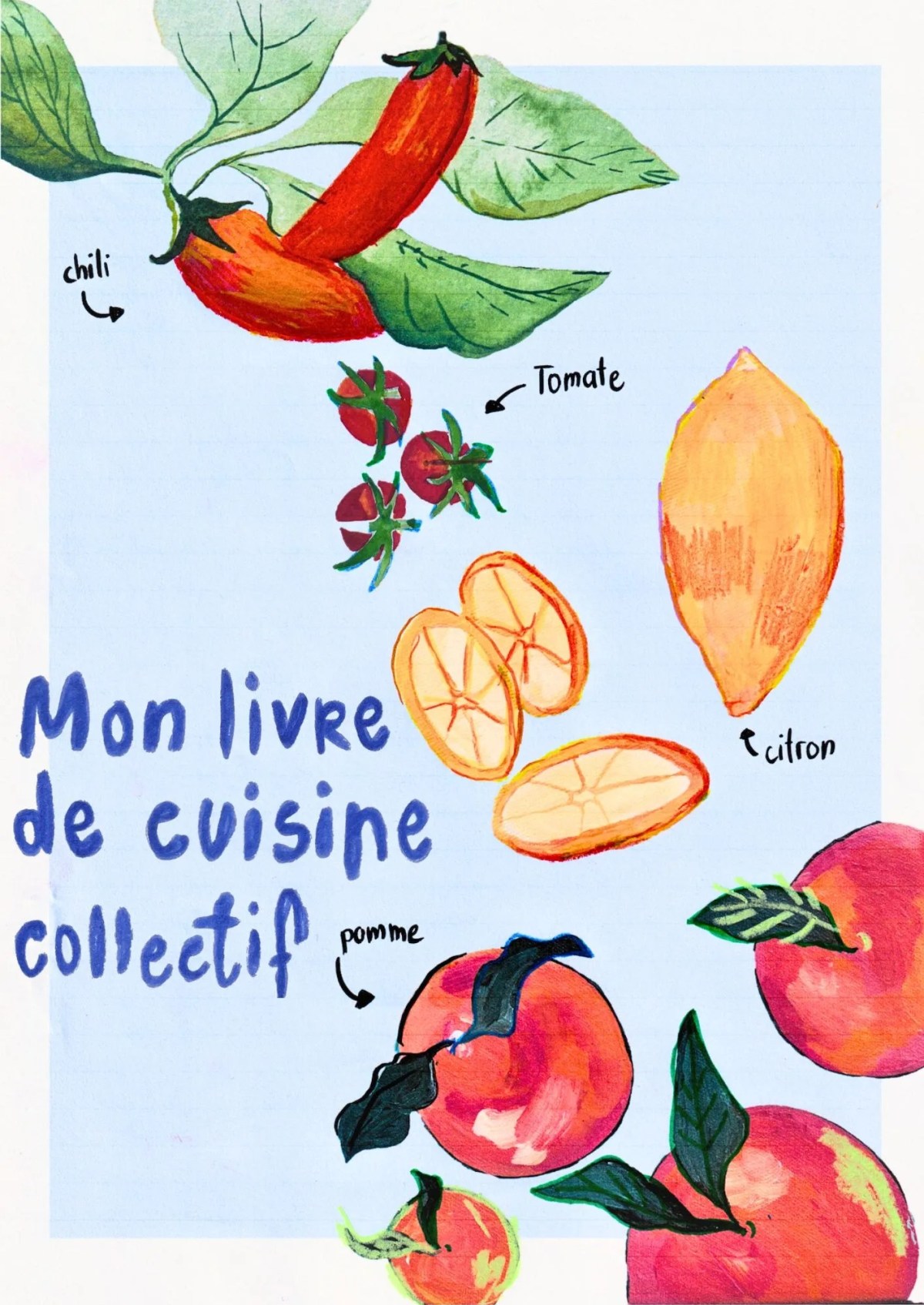 23-24/09 & 06/10/23 – Atelier : &laquo;&nbsp;Mon livre de cuisine collectif&nbsp;&raquo; – Mia Kinsch – Retour en&nbsp;images